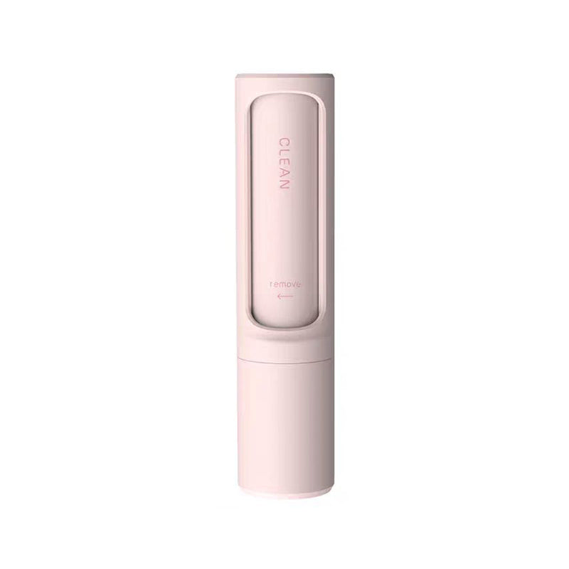 HappyPaws 2-in-1 Pet Hair Remover Brush in Pink – Reusable Lint Roller for Cat and Dog Hair
