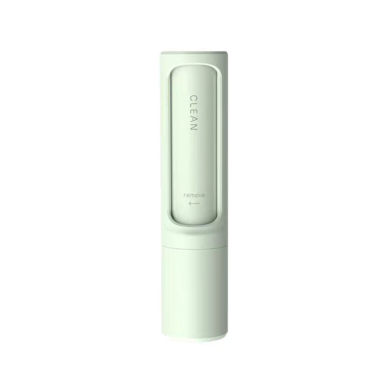 HappyPaws 2-in-1 Pet Hair Remover Brush in Green – Portable Self-Cleaning Tool for Pet Hair Removal