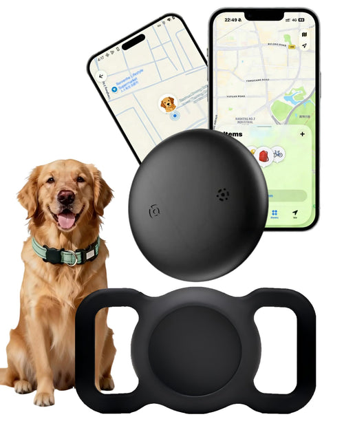 HappyPaws GPS Pet Tracker for Dogs and Cats — Lightweight, subscription-free, compatible with Apple Find My and Google Find Hub